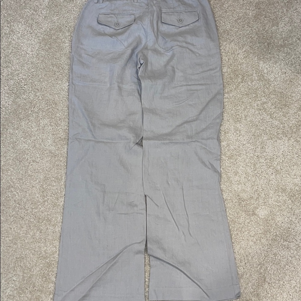 Light gray linen pants - Picture 6 of 9
